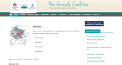 Desktop Screenshot of northwoodscoalition.org